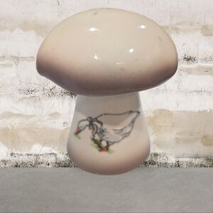 Vintage MCM Ceramic Mushroom Toadstool Pepper Shaker.